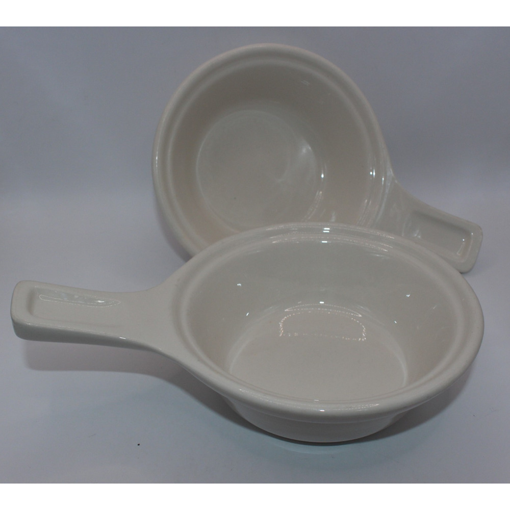 Lot of 2 - Vintage Buffalo China Restaurant Ware Soup Crocks